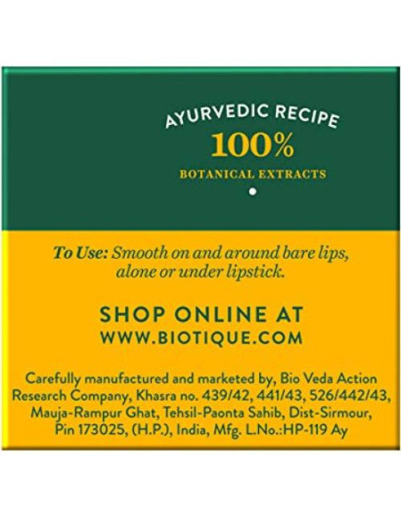 Bálsamo Labial Biotique Bio Fruit 12g - Aclarante Frutal Bálsamo Labial Biotique Bio Fruit 12g - Aclarante Frutal