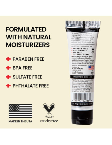 Crema de Manos Dr. Hess 56.7 g - Nutritiva y Suavizante