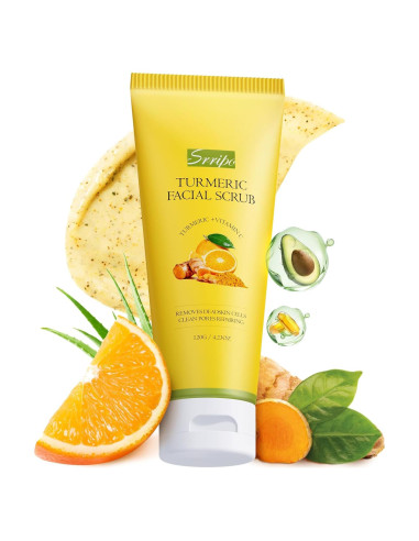 Exfoliante Facial Srripo con Cúrcuma y Vitamina C - 120g