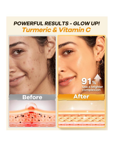 Exfoliante Facial Srripo con Cúrcuma y Vitamina C - 120g