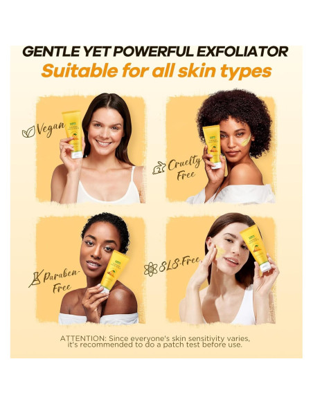 Exfoliante Facial Srripo con Cúrcuma y Vitamina C - 120g