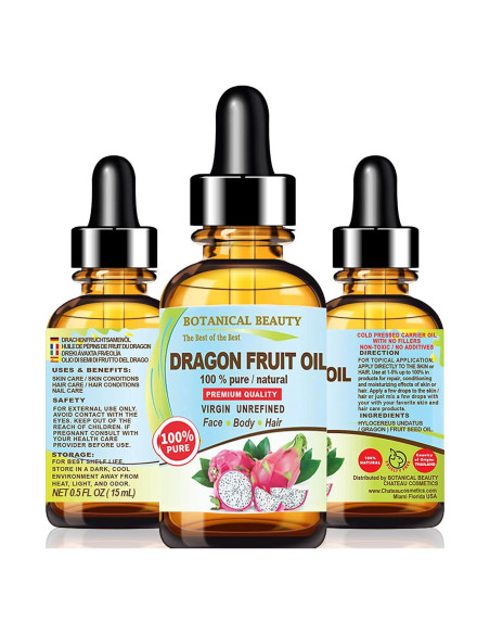 Aceite de Semilla de Fruta del Dragón 100% Puro 15 ml