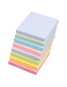 Notas Adhesivas AUYAARS 7.62cm x 7.62cm, 800 Hojas, 8 Colores