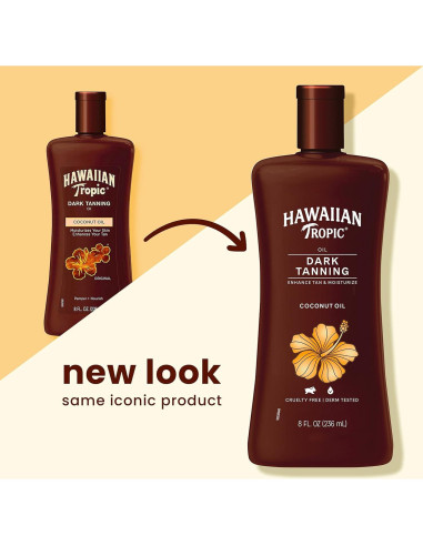 Aceite Bronceador Oscuro Hawaiian Tropic 240 ml (Pack de 3)