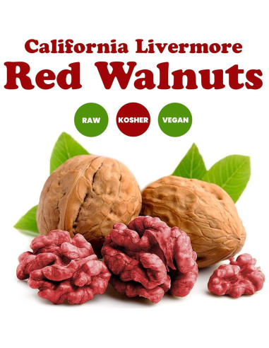 Nueces Rojas Crudas Food to Live 226g Sin Cáscara Kosher