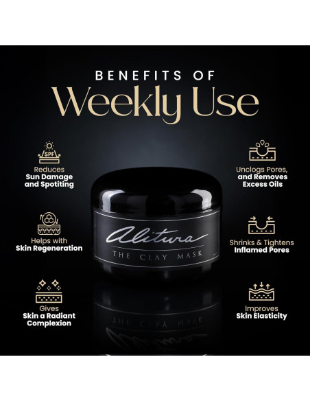 Mascarilla Facial de Arcilla Alitura 200g - Exfoliante y Antienvejecimiento