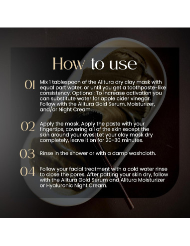Mascarilla Facial de Arcilla Alitura 200g - Exfoliante y Antienvejecimiento