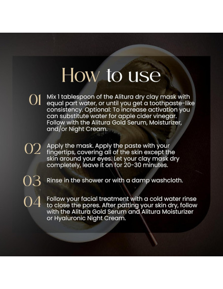 Mascarilla Facial de Arcilla Alitura 200g - Exfoliante y Antienvejecimiento