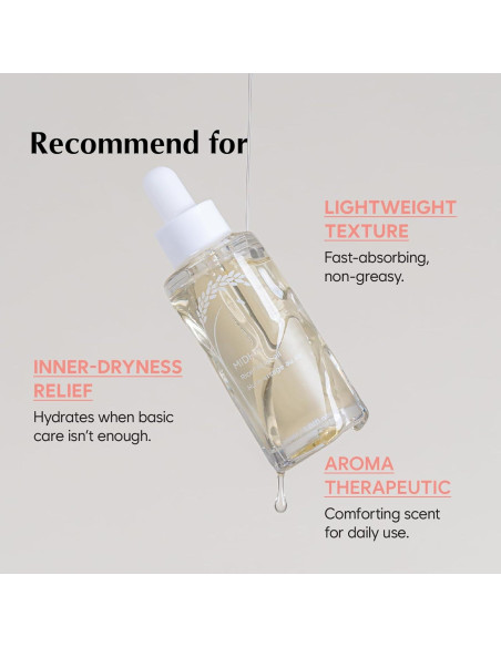 Aceite Facial Hidratante Midha 30ml - Arroz Natural 99.5%