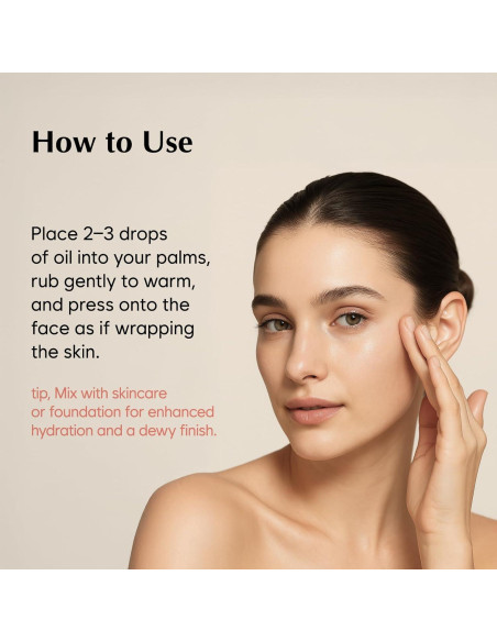 Aceite Facial Hidratante Midha 30ml - Arroz Natural 99.5%