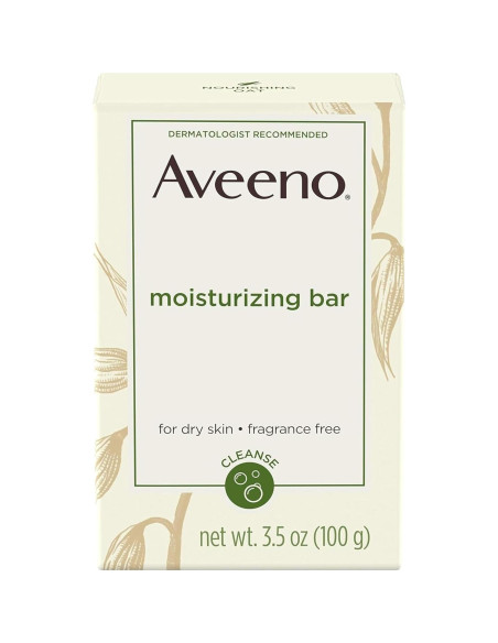 Barra Hidratante Aveeno Sin Fragancia 198g para Piel Seca