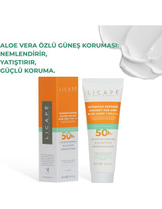 Protector Solar Facial Licape SPF 50+ Aloe Vera 40ml Piel Grasa 2