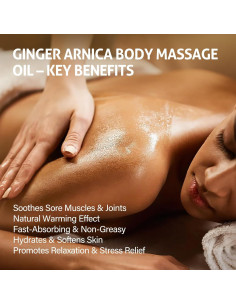 Aceite de Masaje de Jengibre RIHAKO 221g - Alivio Muscular y Drenaje 2