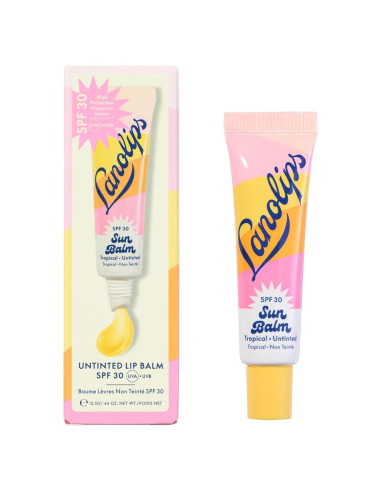 Bálsamo Labial Lanolips Tropical SPF 30 - Hidratante de 12.5g