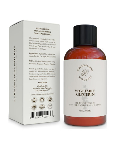 Glicerina Vegetal Christina Moss 118ml - Semillas de Lino Orgánicas