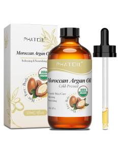 Aceite de Argán Marroquí Orgánico PHATOIL 118 ml para Cabello y Piel