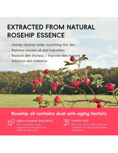 Conjunto de Cuidado de la Piel BeauBase Rosa Mosqueta 5 Piezas 2