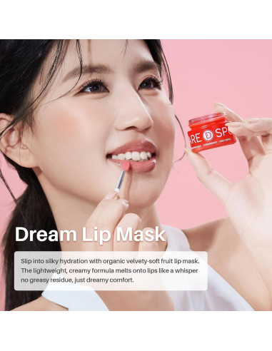 Mascarilla Labial de Noche Fresa SPODARE - 12.42 ml Hidratante
