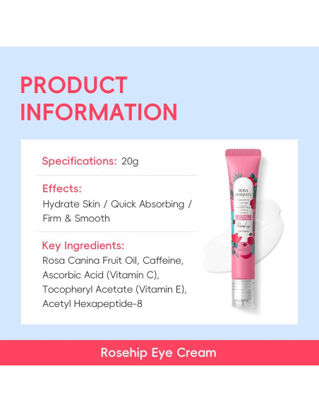 Conjunto de Cuidado de la Piel BeauBase Rosa Mosqueta 5 Piezas