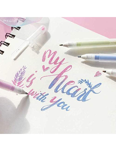 Conjunto de 12 Bolígrafos de Gel SAKURA Gelly Roll Stardust