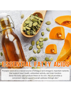 Cápsulas de Aceite de Semilla de Calabaza Ruduwu 300 pcs 2