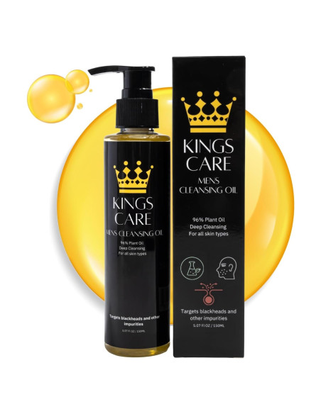 Aceite Limpiador Profundo Kings Care 150ml para Hombres