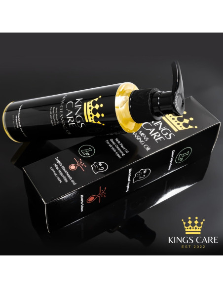Aceite Limpiador Profundo Kings Care 150ml para Hombres