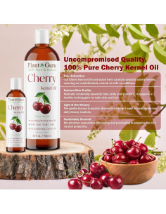 Aceite de Hueso de Cereza 946 ml Prensado en Frío 100% Puro 2