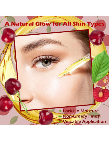 Aceite de Hueso de Cereza 946 ml Prensado en Frío 100% Puro