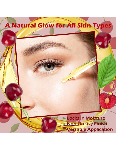 Aceite de Hueso de Cereza 946 ml Prensado en Frío 100% Puro