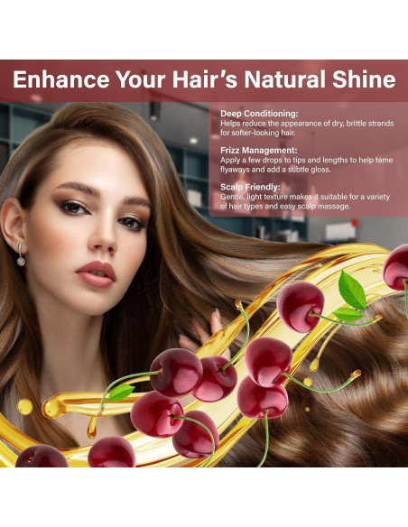 Aceite de Hueso de Cereza 946 ml Prensado en Frío 100% Puro