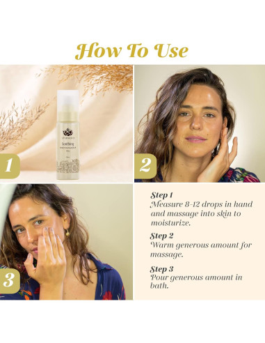 Aceite Corporal Calmante Shankara 30ml - Hidratante y Relajante