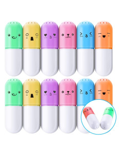Bolígrafos Mini Kawaii Zonon 12 Pcs Fluorescentes 5 cm