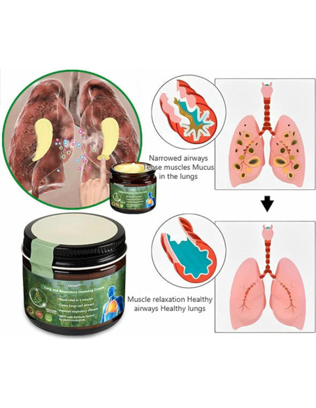 Crema Reparadora de Pulmón Lercea Mullein - Salud Pulmonar