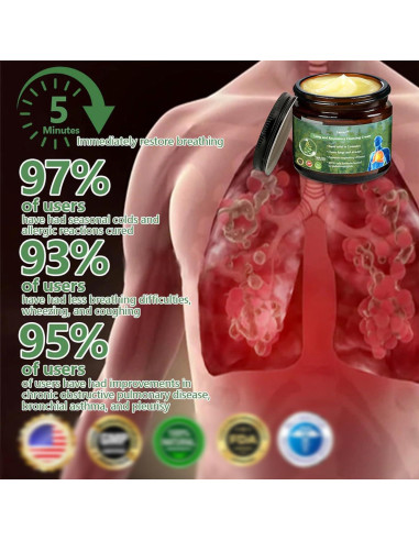 Crema Reparadora de Pulmón Lercea Mullein - Salud Pulmonar