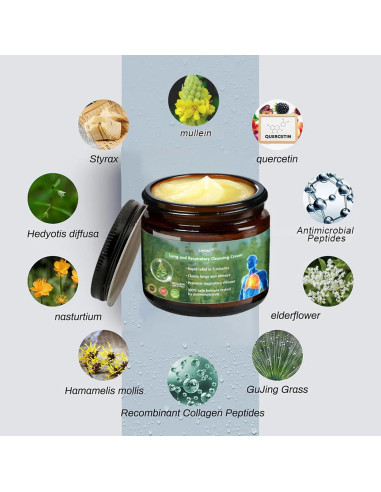 Crema Reparadora de Pulmón Lercea Mullein - Salud Pulmonar