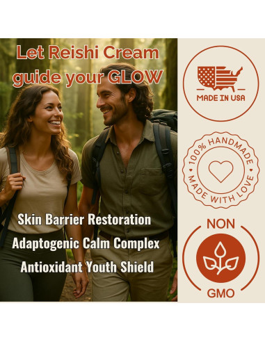 Crema Hidratante Reishi King & Queen 113.4 g - Adaptógeno