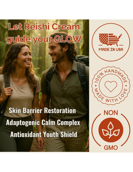 Crema Hidratante Reishi King & Queen 113.4 g - Adaptógeno