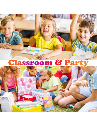 Marcadores Fluorescentes Eki Shoal - 24 Piezas Mini Kawaii