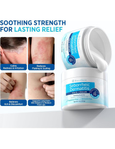 Crema Facial Roycederm 113g para Dermatitis Seborreica y Psoriasis - Hidratante Sin Esteroides 2