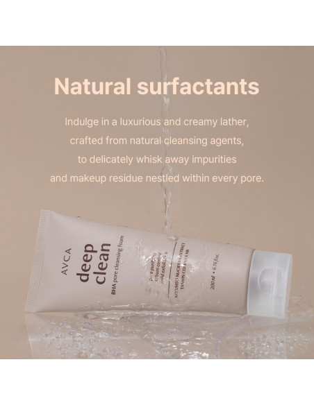AVCA BHA Espuma Limpiadora Facial 200ml - Cuidado Piel Grasa