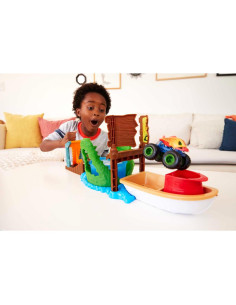 Juego de Pista Hot Wheels Monster Trucks Swamp Chomp HGV14 2