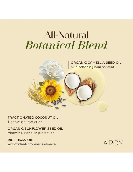 Aceite de Masaje AiROM Jazmín y Lavanda 189 ml Hipoalergénico