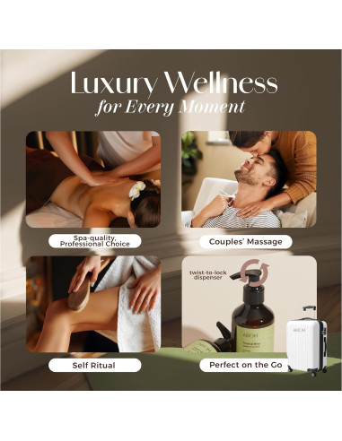 Aceite de Masaje AiROM Jazmín y Lavanda 189 ml Hipoalergénico