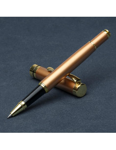 Bolígrafo de lujo YIVONKA Oro Rosa 0.5mm con recargas 2