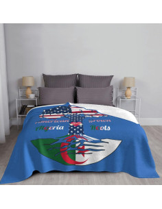 Manta de Franela Negra Genérica Tamaño Reina 127x102 cm Ultra Suave 2