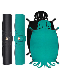 Bandeja de Dados de Pulpo SIQUK 2 Piezas Cian y Negro