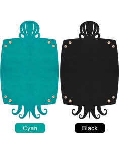 Bandeja de Dados de Pulpo SIQUK 2 Piezas Cian y Negro 2
