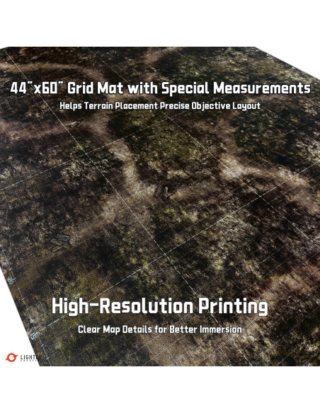 Alfombrilla de Batalla Cuadrícula Lighter Creative 116.84x157.48cm