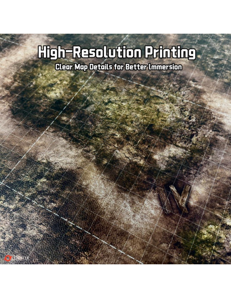 Alfombrilla de Batalla Cuadrícula Lighter Creative 116.84x157.48cm